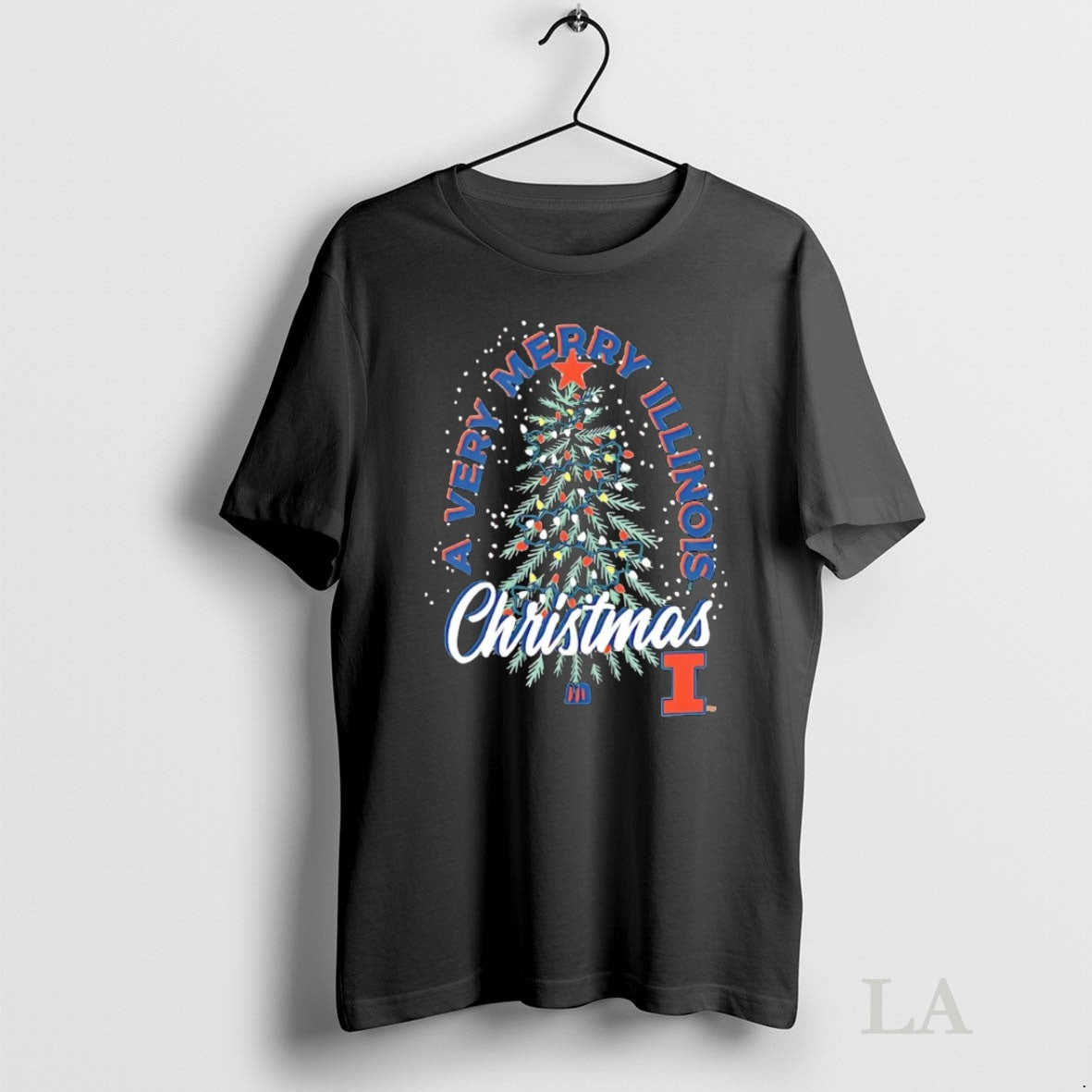 Original Illinois Fighting Illini A Very Merry Illinois Christmas Shirt Hoodie Sweatshirt | PurePodTees.com