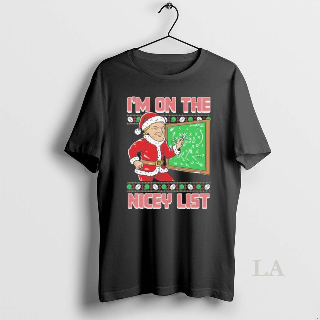 Original Im On The Nicey List Santa Ugly Shirt Hoodie Sweatshirt | PurePodTees.com