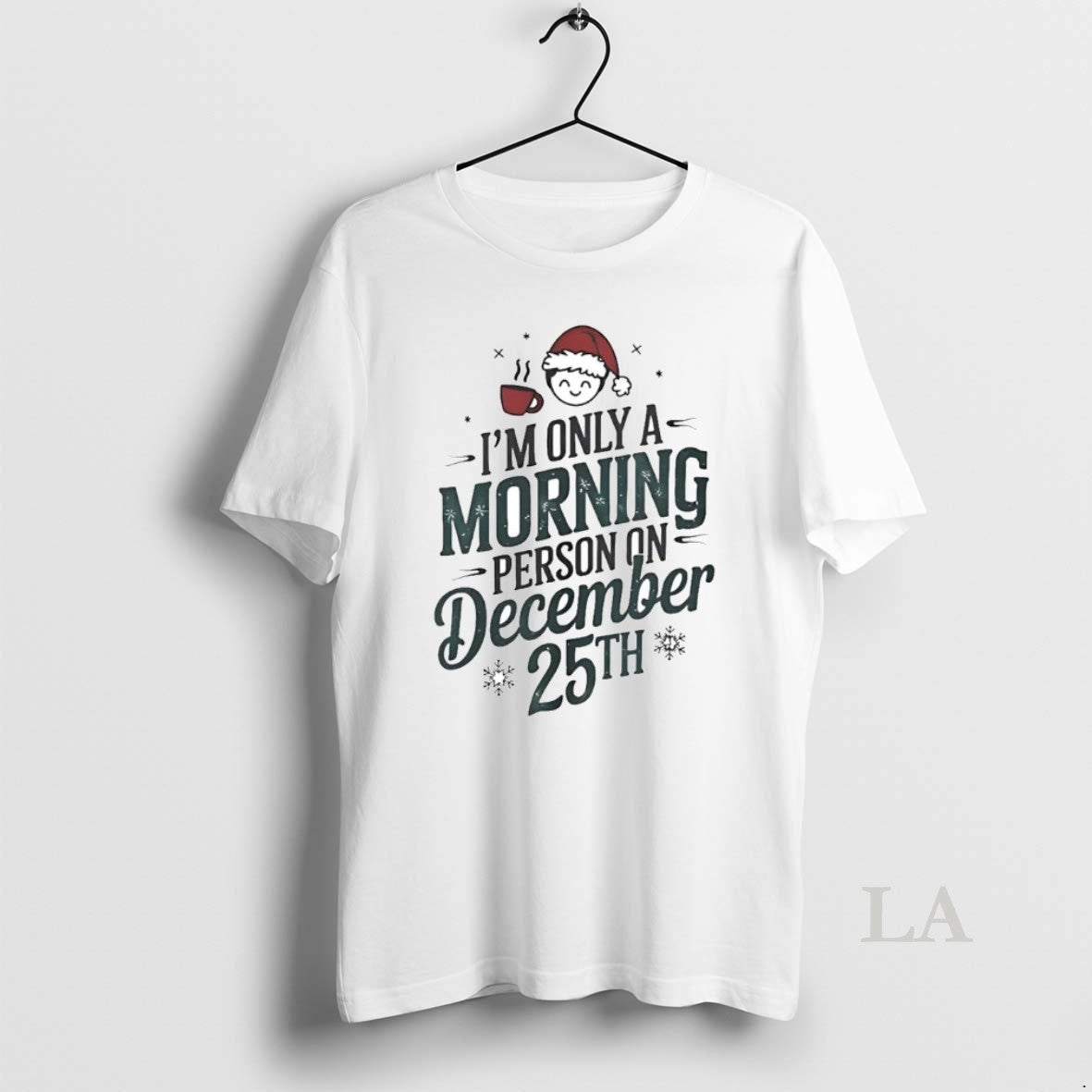 Original Im Only A Morning Person On December 25th Christmas Shirt Hoodie Sweatshirt | PurePodTees.com