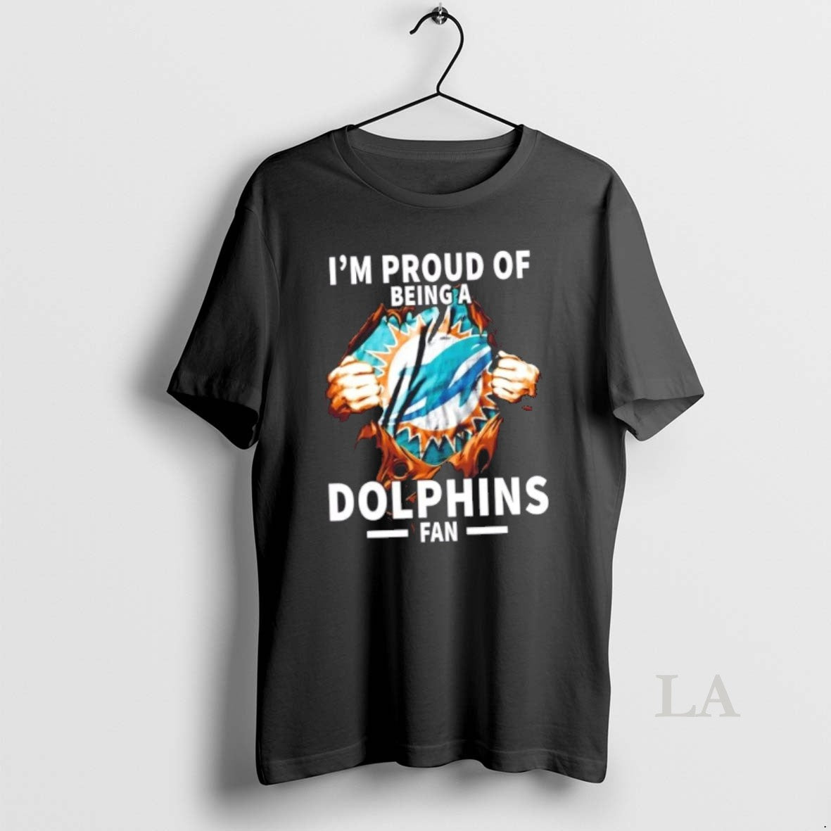 Original Im Proud Of Being A Miami Dolphins Fan Shirt Hoodie Sweatshirt | PurePodTees.com