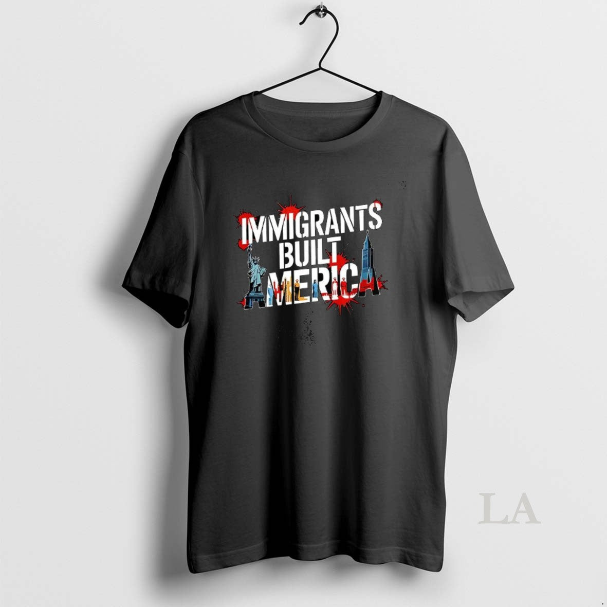 Original Immigrants Built America Shirt Hoodie Sweatshirt | PurePodTees.com
