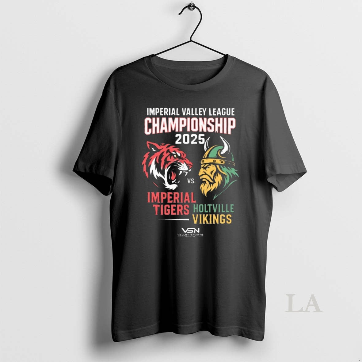 Original Imperial Valley League Championship 2025 Imperial Tigers Vs Holtville Vikings Shirt Hoodie Sweatshirt