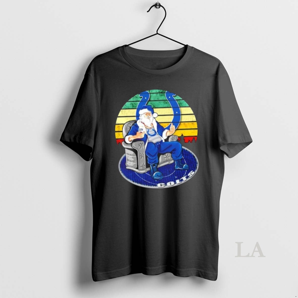 Original Indianapolis Colts X Santa Claus Christmas Vintage Shirt Hoodie Sweatshirt | PurePodTees.com