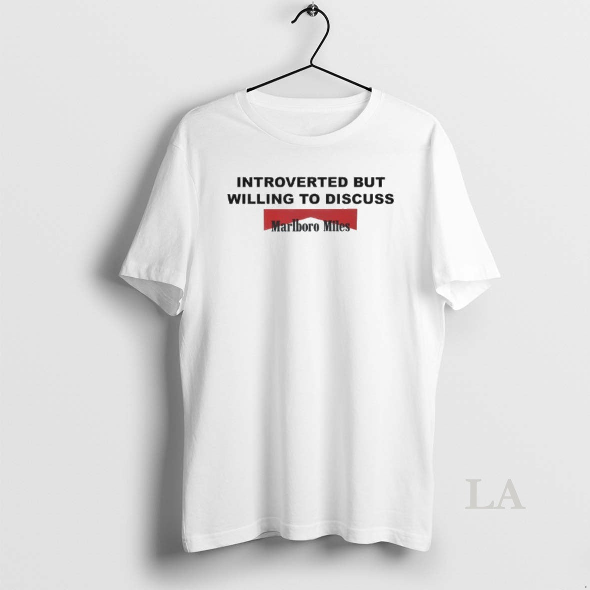 Original Introverted But Willing To Discuss Marlboro Miles Shirt Hoodie Sweatshirt | PurePodTees.com
