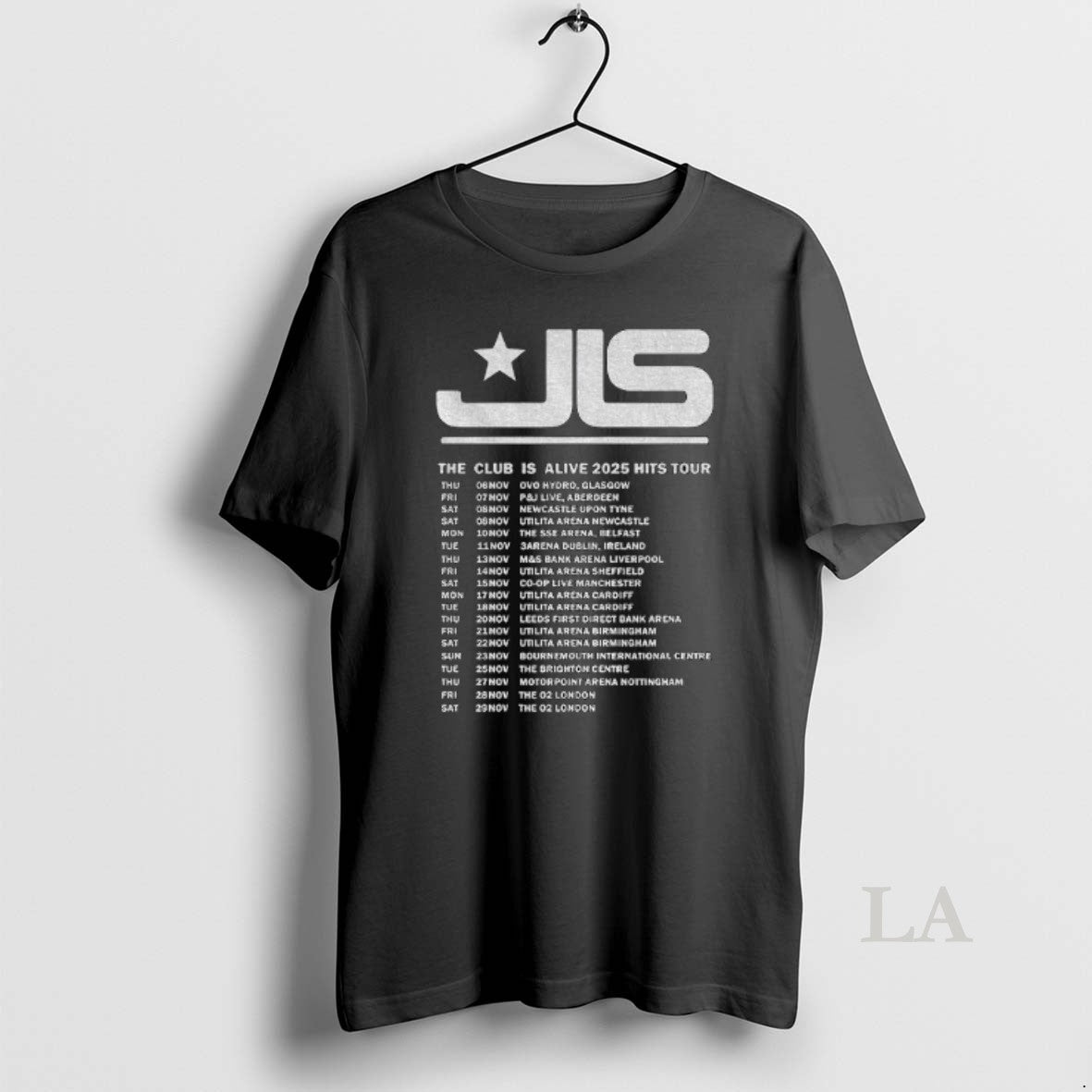 Original Jls The Club Is Alive 2025 Hits Tour Shirt Hoodie Sweatshirt | PurePodTees.com