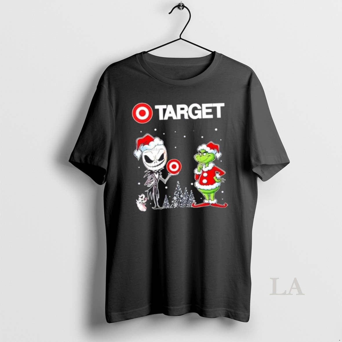 Original Jack Skellington And Grinch X Target Is This Jolly Enough Christmas Shirt Hoodie Sweatshirt | PurePodTees.com