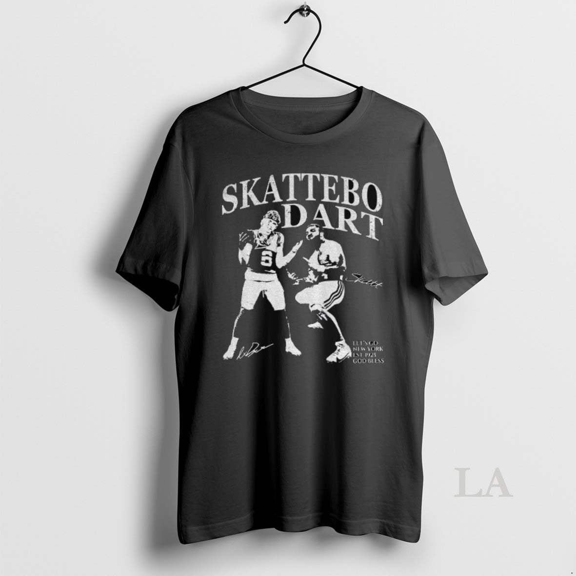 Original Jaxson Dart And Cam Skattebo New York Giants Lets Go New York Est 1925 Shirt Hoodie Sweatshirt | PurePodTees.com