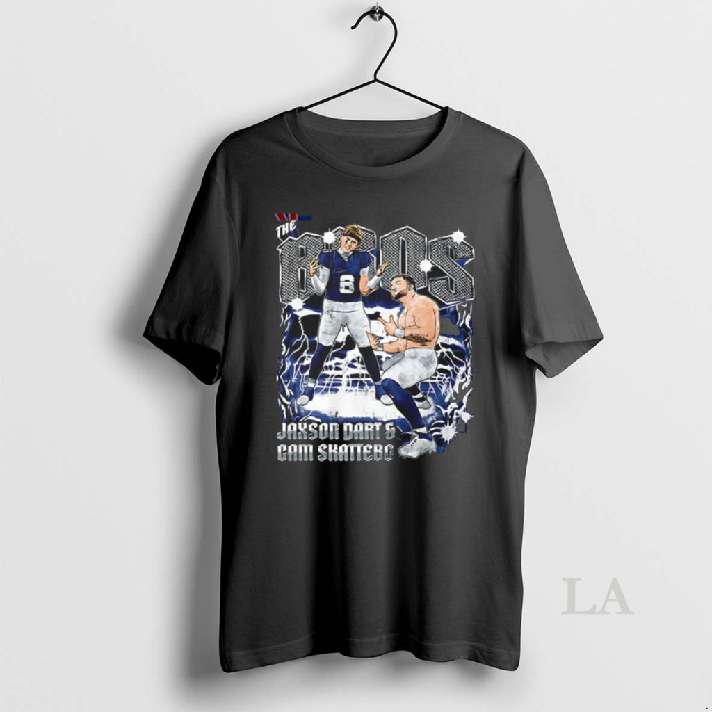 Original Jaxson Dart Cam Skattebo New York Giants The Bros