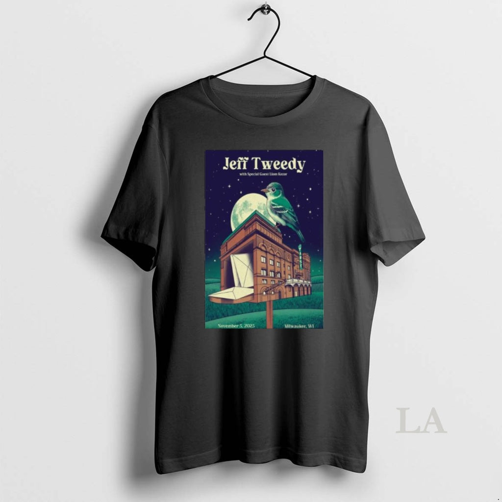 Original Jeff Tweedy Milwaukee Wi November 5 2025 Long Sleve Shirt Hoodie Sweatshirt | PurePodTees.com