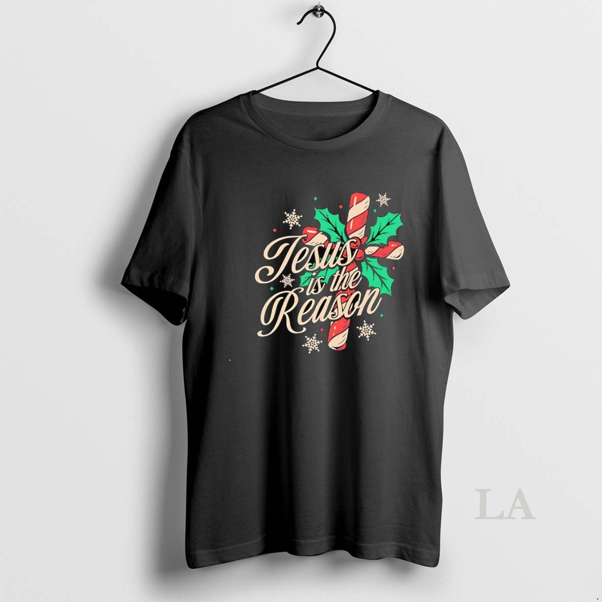 Original Jesus Is The Reason Crossed Candy Cane Christmas Shirt Hoodie Sweatshirt | PurePodTees.com