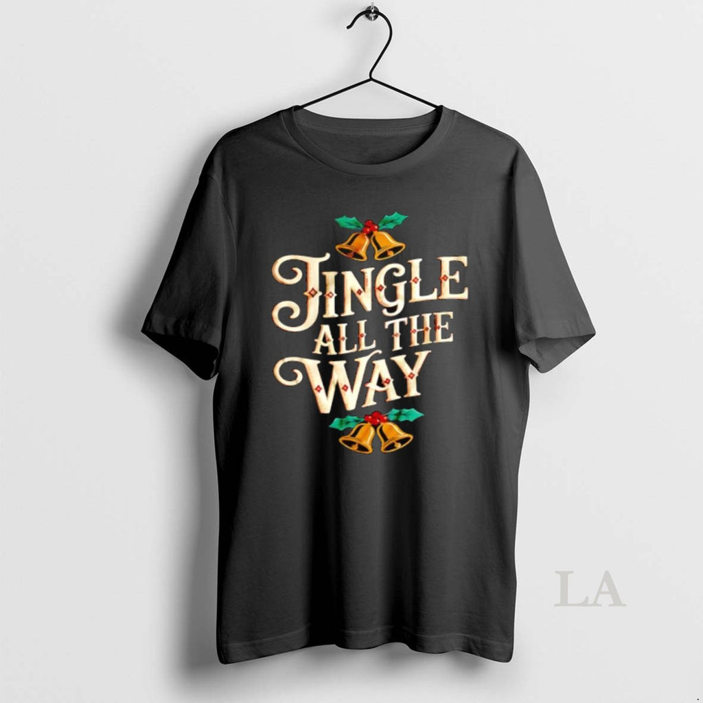 Original Jingle All The Way Festive Bells Christmas Shirt Hoodie Sweatshirt | PurePodTees.com