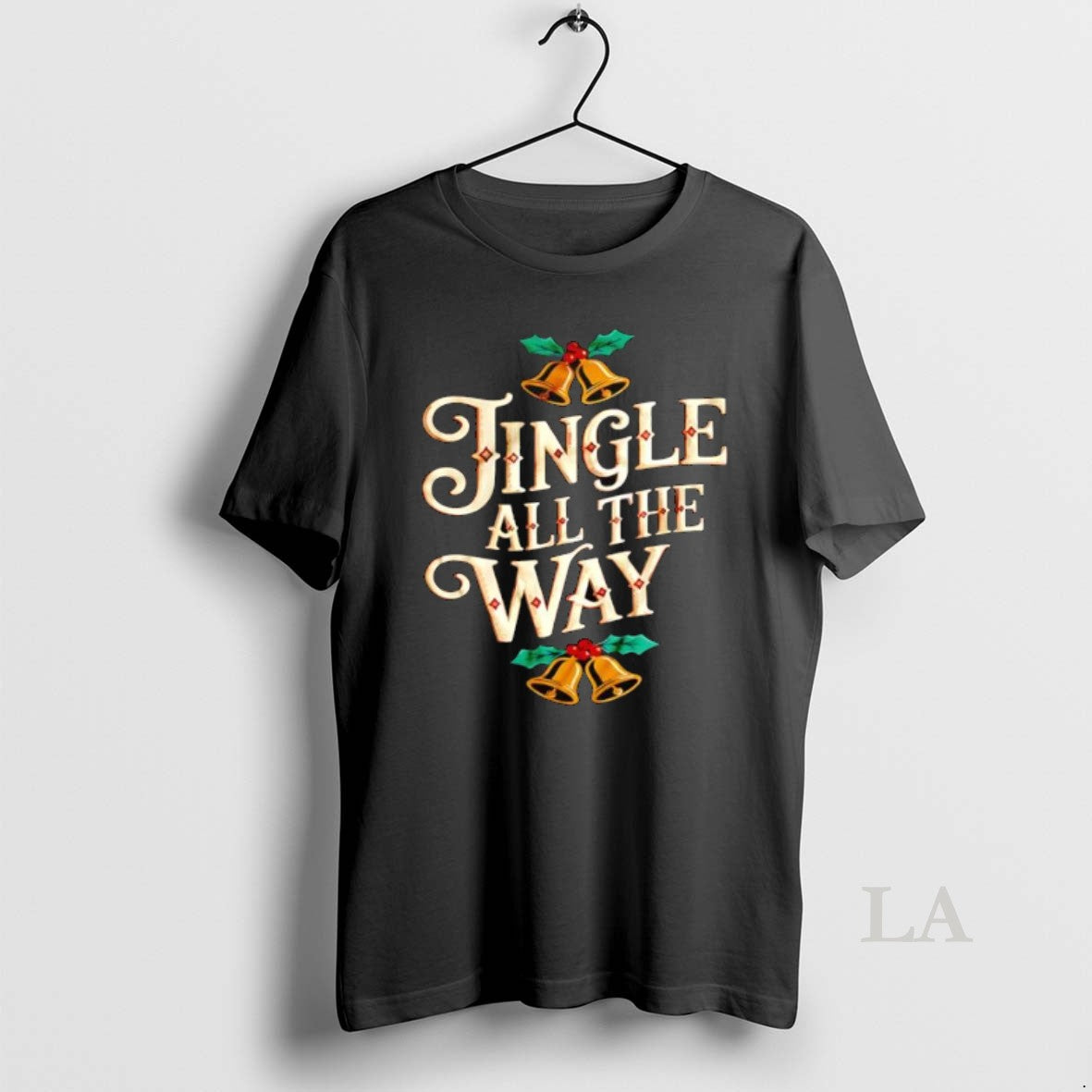 Original Jingle All The Way Festive Bells Christmas Shirt Hoodie Sweatshirt | PurePodTees.com