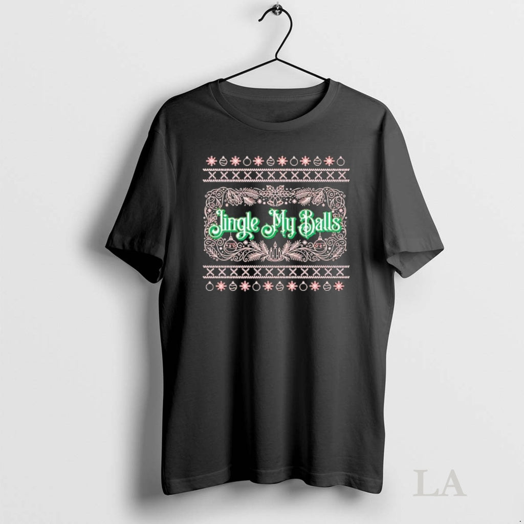 Original Jingle My Balls Christmas Graphic Shirt Hoodie Sweatshirt | PurePodTees.com