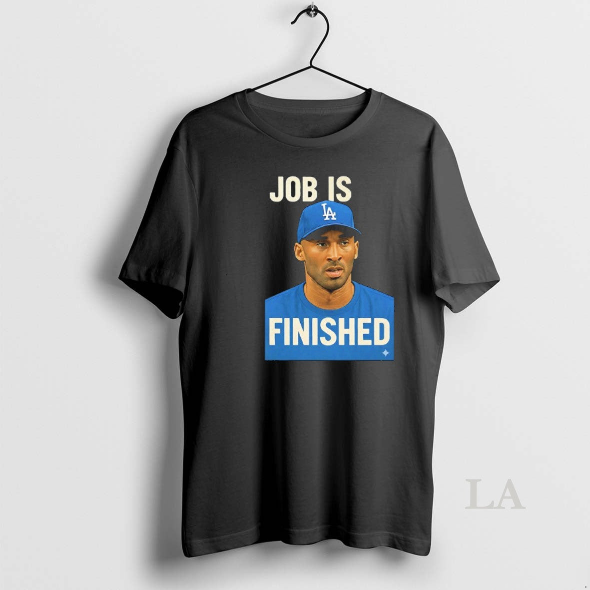 Original Job Is Finished Kobe Bryant Los Angeles Dodgers Shirt Hoodie Sweatshirt | PurePodTees.com