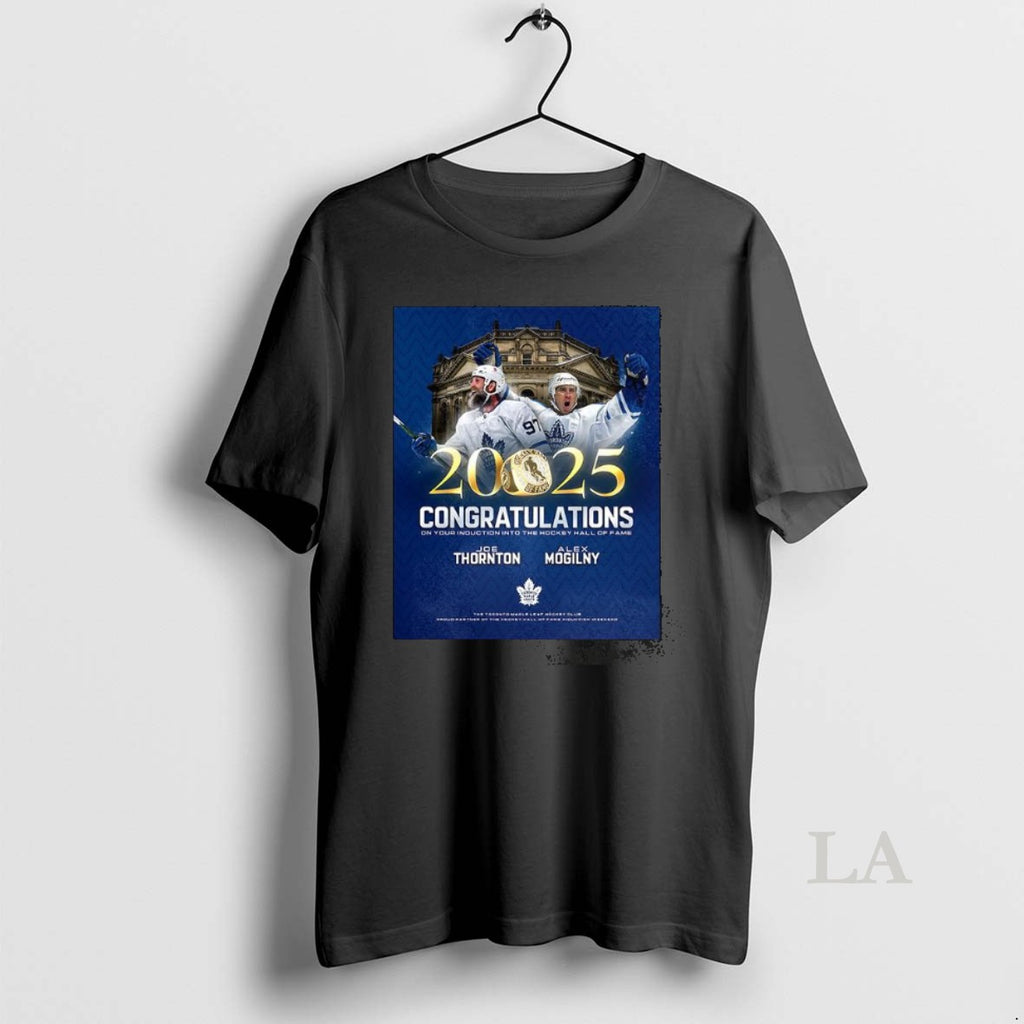 Original Joe Thornton And Alex Mogilny 2025 Congratulation Shirt Hoodie Sweatshirt | PurePodTees.com
