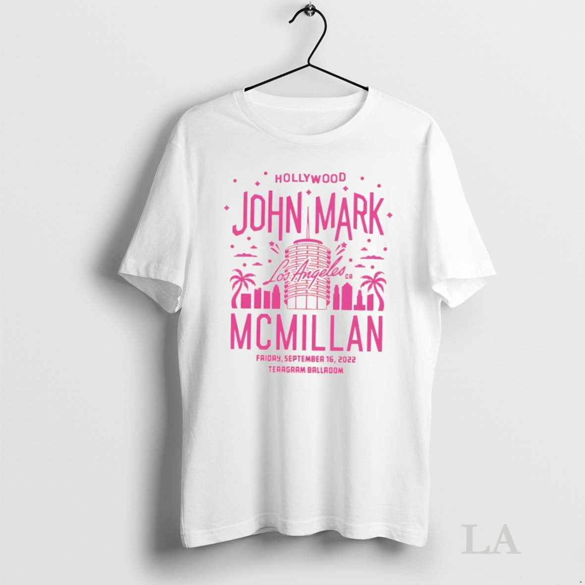 Original John Mark Mcmillan Los Angeles Tour Shirt Hoodie Sweatshirt | PurePodTees.com