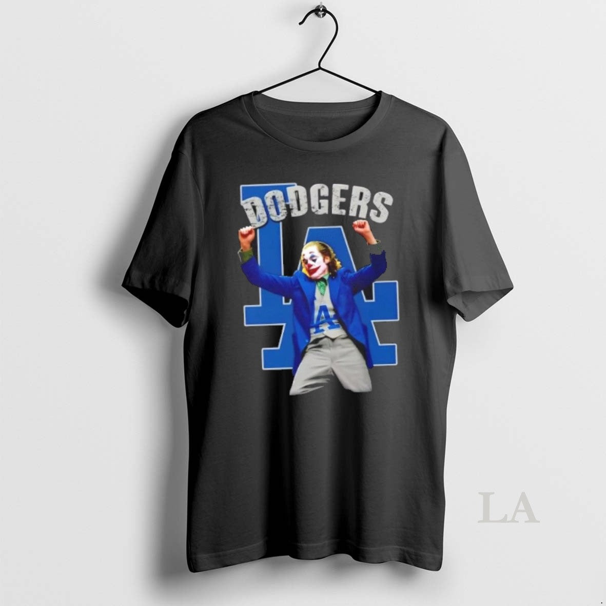 Original Joker Dabbing X Los Angeles Dodgers Baseball Shirt Hoodie Sweatshirt | PurePodTees.com