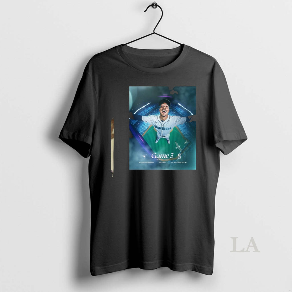 Original Jorge Polanco Seattle Mariners Vs Toronto Blue Jays Game 3 2025 Mlb Alcs