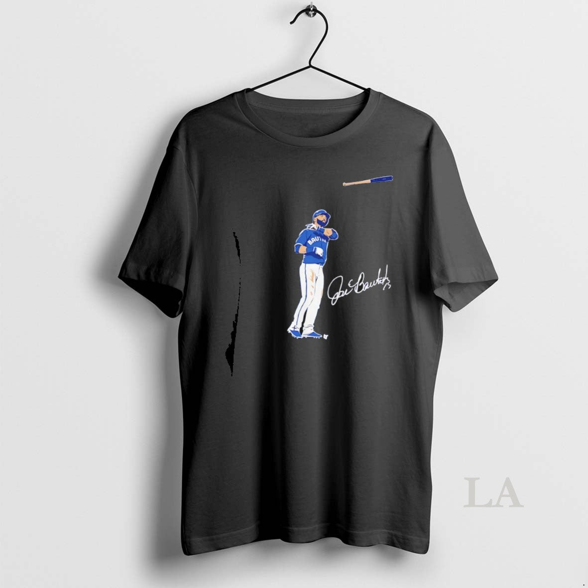 Original Jose Bautista The Bat Flip Toronto Blue Jays Autographed Shirt Hoodie Sweatshirt | PurePodTees.com