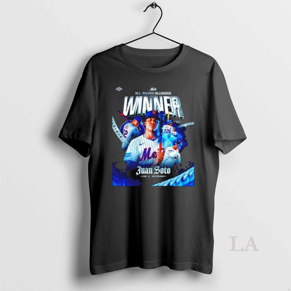 Original Juan Soto New York Mets Outfield National League Silver Slugger Award Shirt Hoodie Sweatshirt | PurePodTees.com