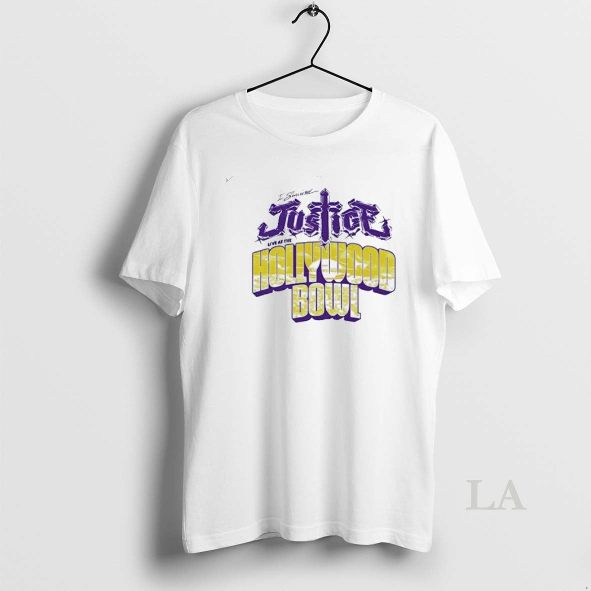 Original Justice I Survived Live In Hollywood Bowl Sword Shirt Hoodie Sweatshirt | PurePodTees.com