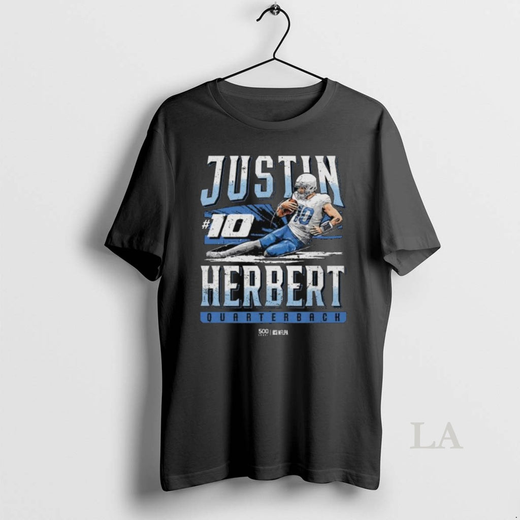 Original Justin Herbert Quarterback Los Angeles C Slide Long Sleve Shirt Hoodie Sweatshirt | PurePodTees.com