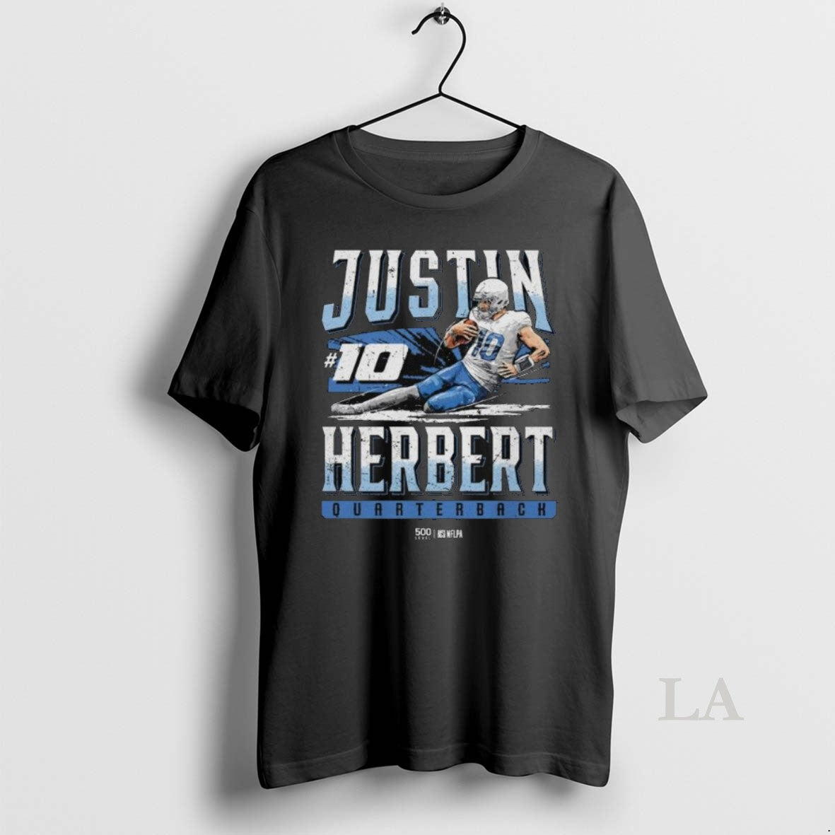 Original Justin Herbert Quarterback Los Angeles C Slide Long Sleve Shirt Hoodie Sweatshirt | PurePodTees.com