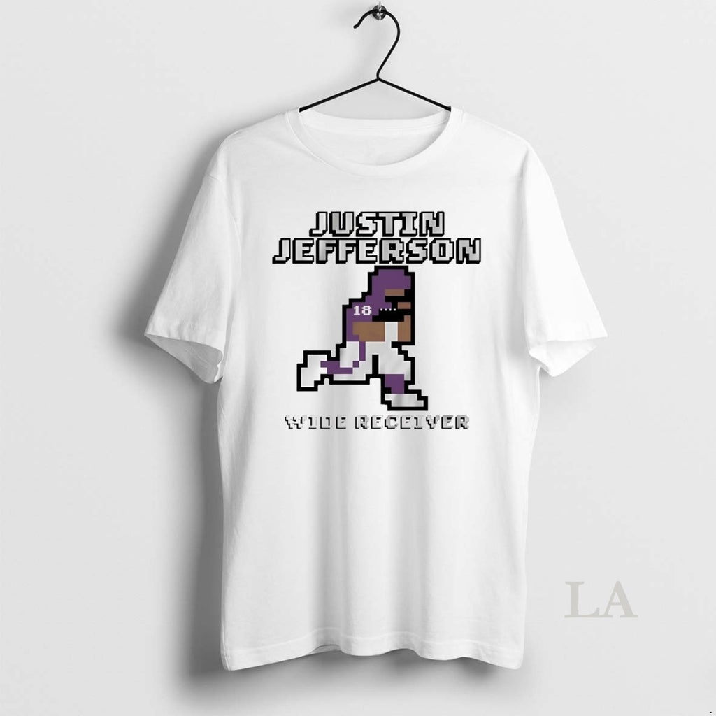 Original Justin Jefferson Wide Receiver Baller Pixel Vikings