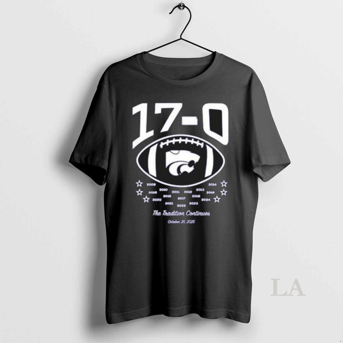 Original K State Wildcats Football 17 0 Vs Kansas Shirt Hoodie Sweatshirt | PurePodTees.com