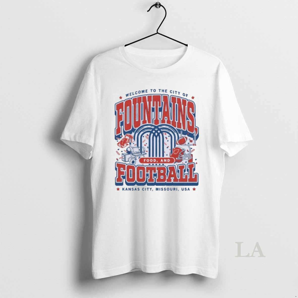 Original Kc Chiefs Fountains Food And Football Max Collegiate Shirt Hoodie Sweatshirt | PurePodTees.com