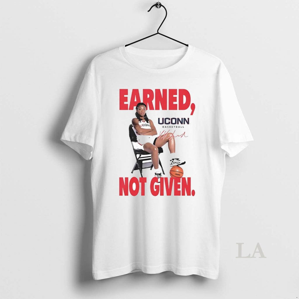 Original Kamorea Arnold Earned Not Given Uconn Huskies Shirt Hoodie Sweatshirt | PurePodTees.com