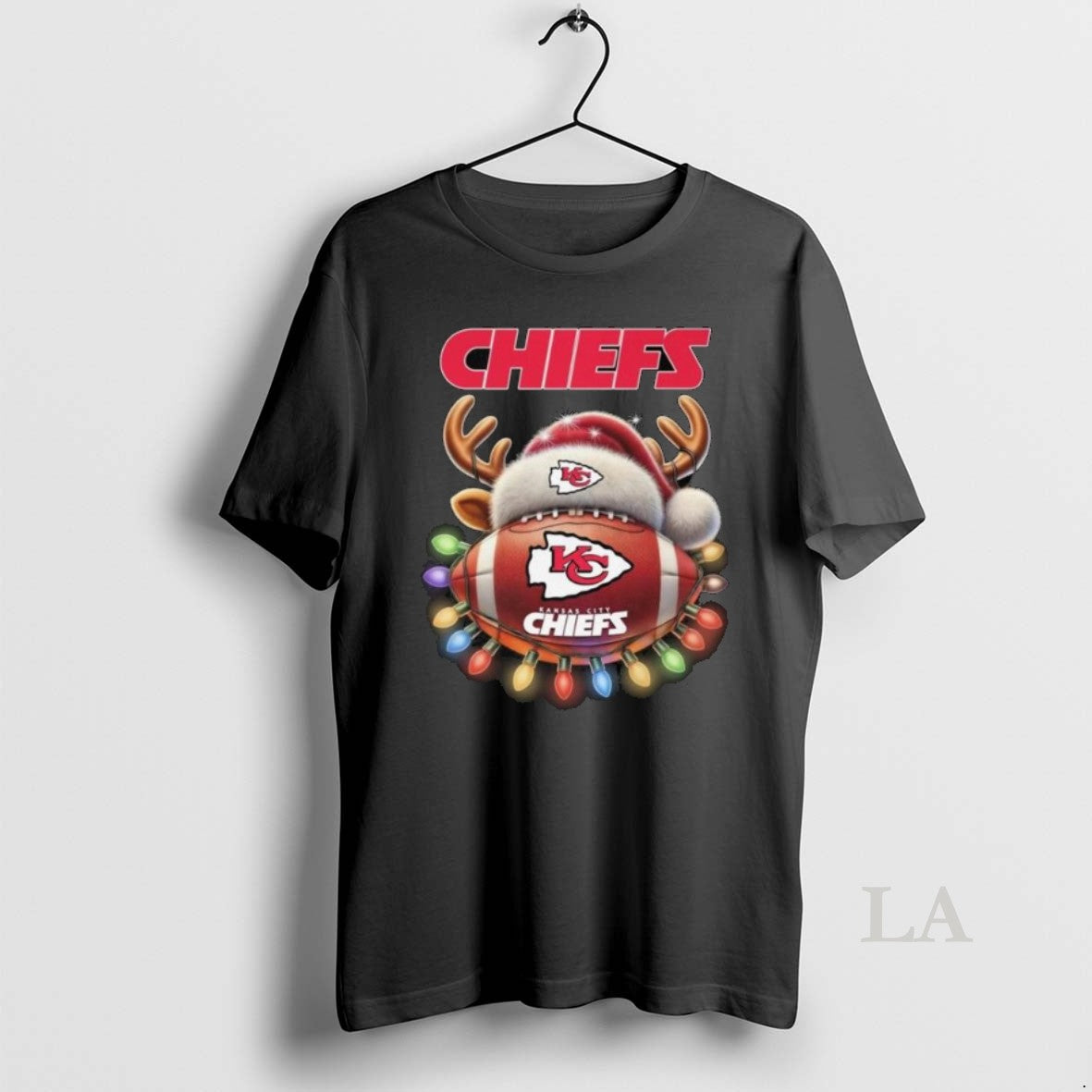 Original Kansas City Chiefs Football Hat Light Merry Christmas 2025 Long Sleve Shirt Hoodie Sweatshirt | PurePodTees.com