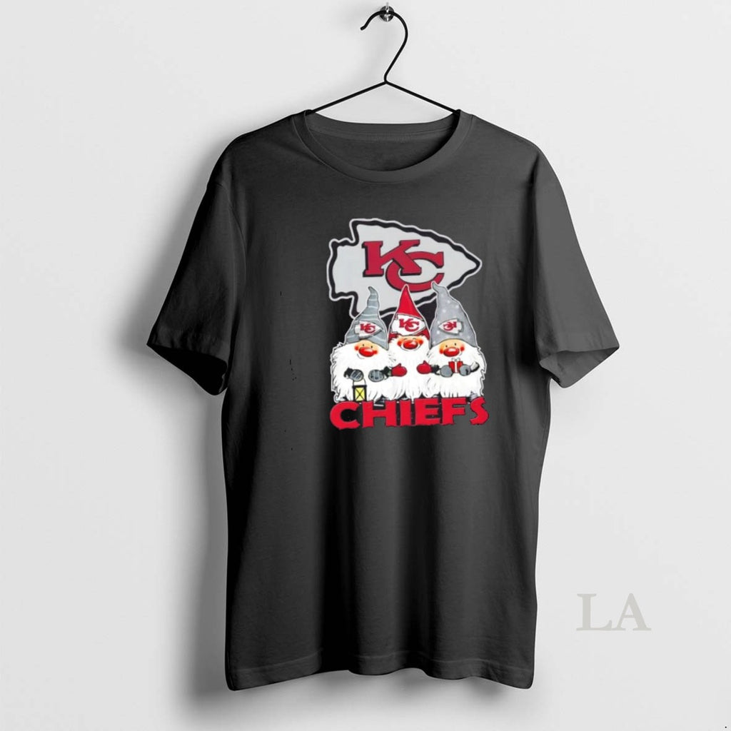 Original Kansas City Chiefs X Gnomes Xmas Christmas Shirt Hoodie Sweatshirt | PurePodTees.com