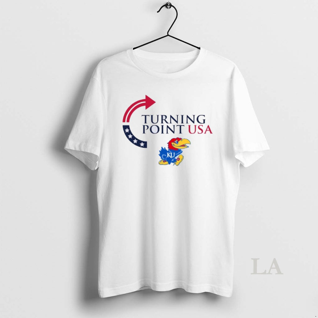 Original Kansas Jayhawks Turning Point Usa Shirt Hoodie Sweatshirt | PurePodTees.com