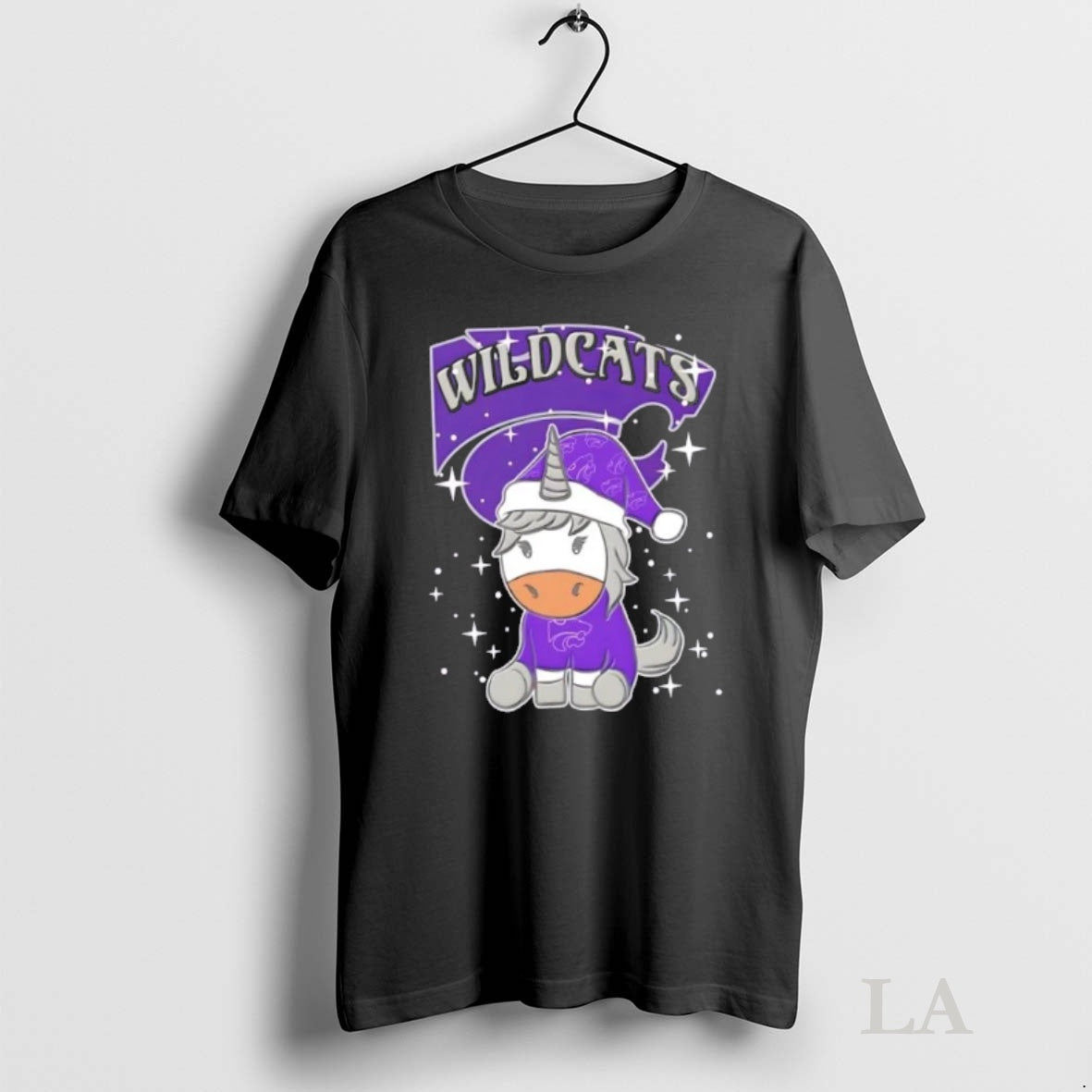 Original Kansas State Wildcats Football X Unicorn Merry Christmas Shirt Hoodie Sweatshirt | PurePodTees.com