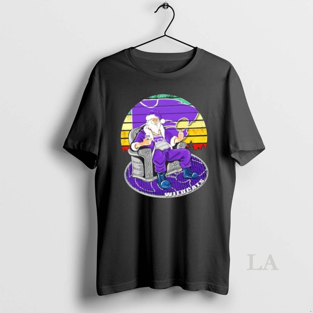 Original Kansas State Wildcats X Santa Claus Christmas Vintage Shirt Hoodie Sweatshirt | PurePodTees.com