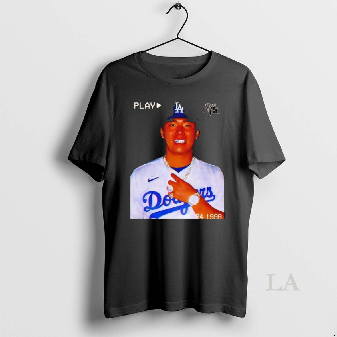 Original Kazuhisa Ishii Los Angeles Dodgers Pitcher Graphic Shirt Hoodie Sweatshirt | PurePodTees.com