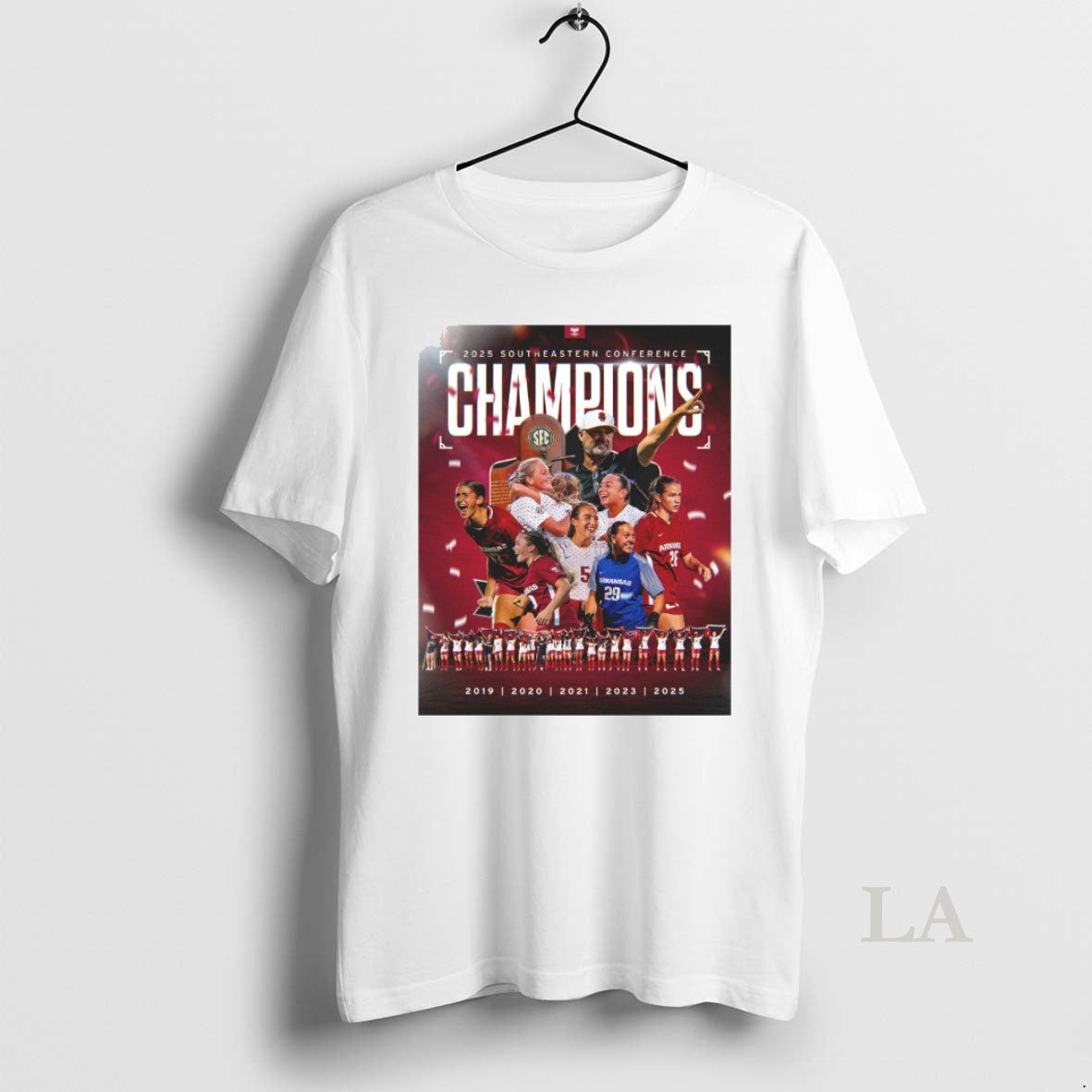 Original Kc3aczvg Razorback Soccer 2025 Southeastern Conference Champions 2019 2025a Shirt Hoodie Sweatshirt
