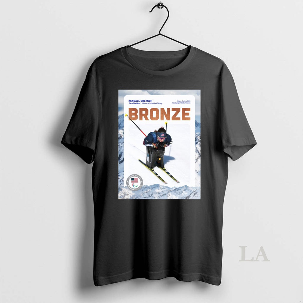 Original Kendall Gretsch Para Biathlon Womens Individual Sitting Paralympic Winter Games Bronze Medal