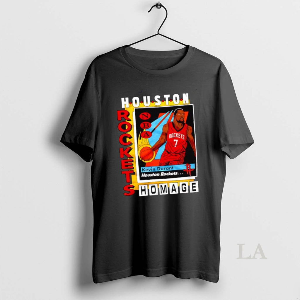 Original Kevin Durant Houston Rockets Houston Rockets Homage Trading Card Graphic Shirt Hoodie Sweatshirt | PurePodTees.com