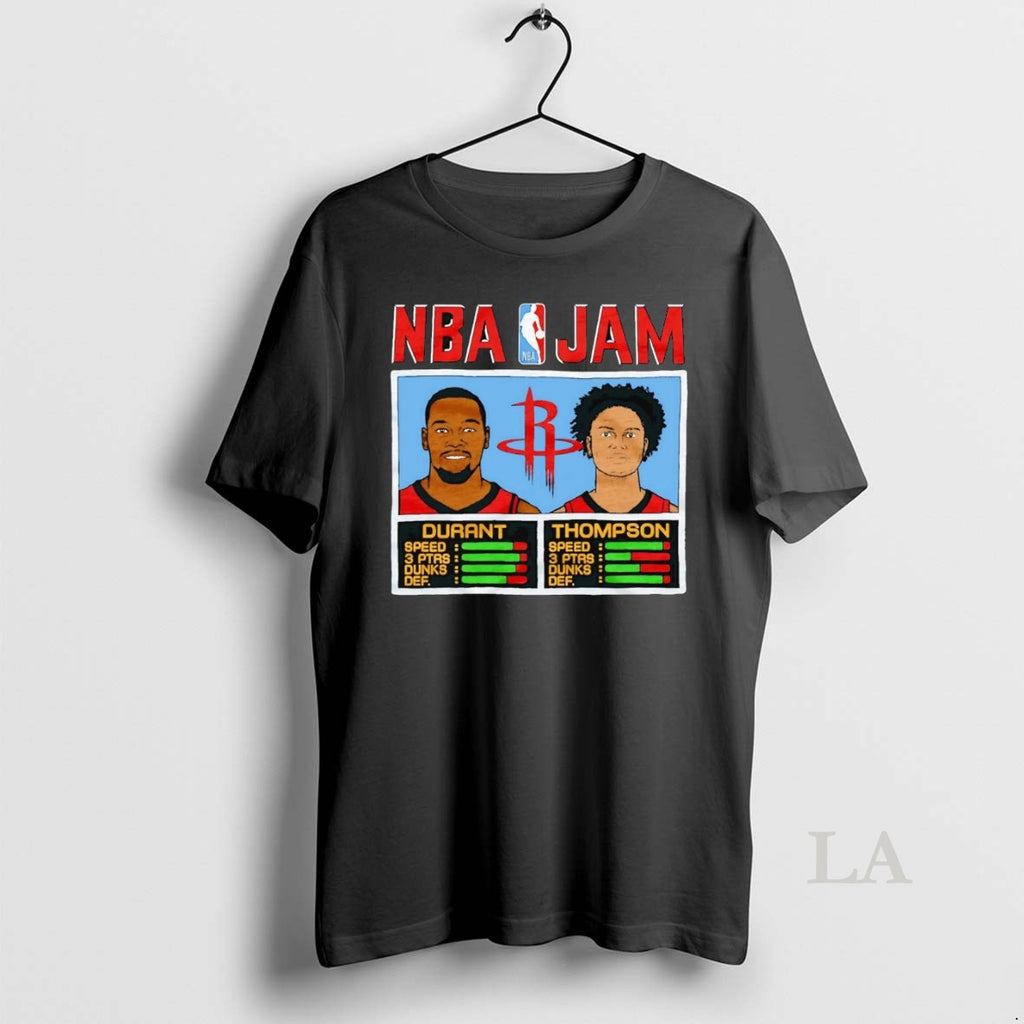 Original Kevin Durant And Klay Thompson Nba Jam Houston Rockets Shirt Hoodie Sweatshirt | PurePodTees.com