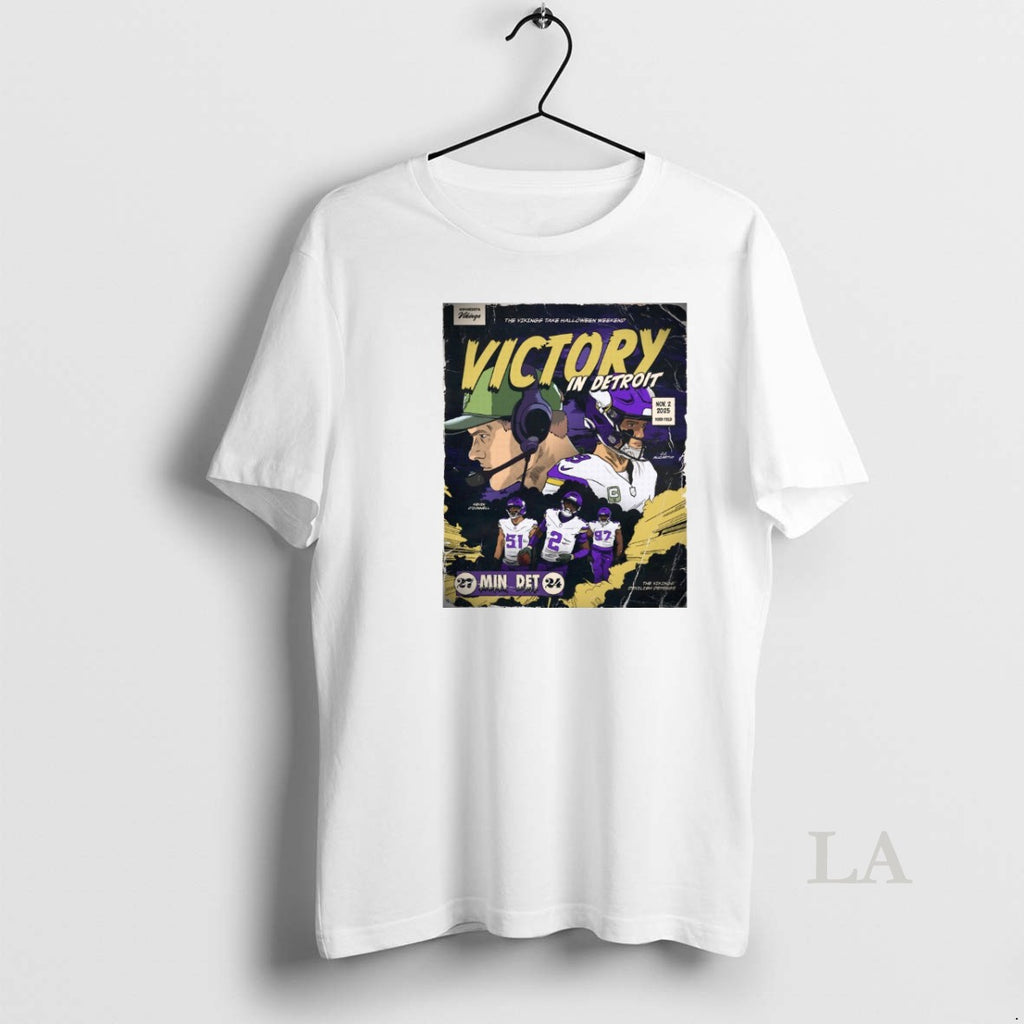 Original Kevin Oconnell Minnesota Vikings Vs Detroit Lions Victory In Detroit November 2 2025 Ford Shirt Hoodie Sweatshirt