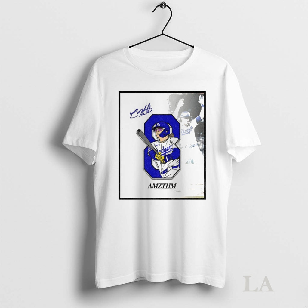 Original Kike Hernandez 8 Amzthm Los Angeles Dodgers Mlb Baseball Players 2025 Signature Shirt Hoodie Sweatshirt