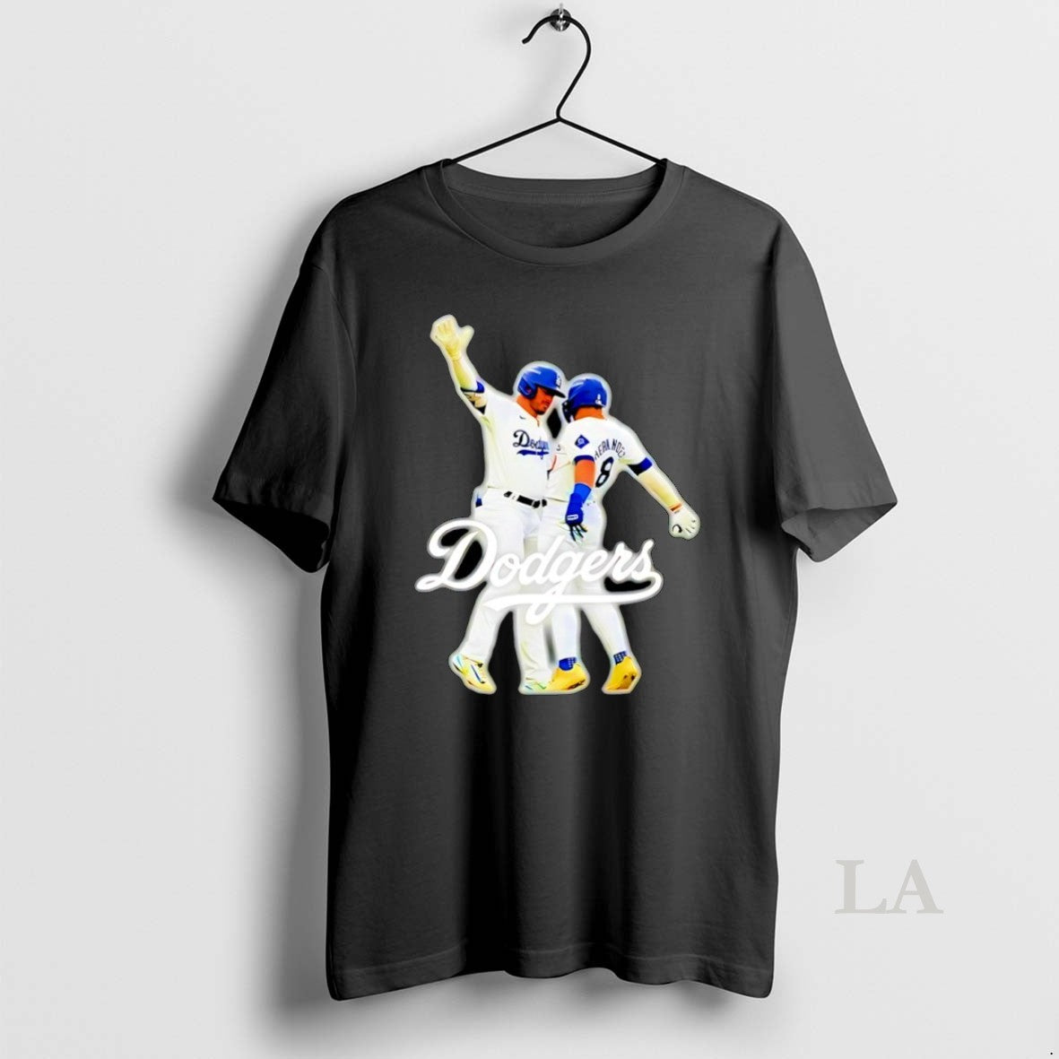 Original Kike Hernandez And Gavin Lux Crotch Bump Los Angeles Dodgers Logo Shirt Hoodie Sweatshirt | PurePodTees.com