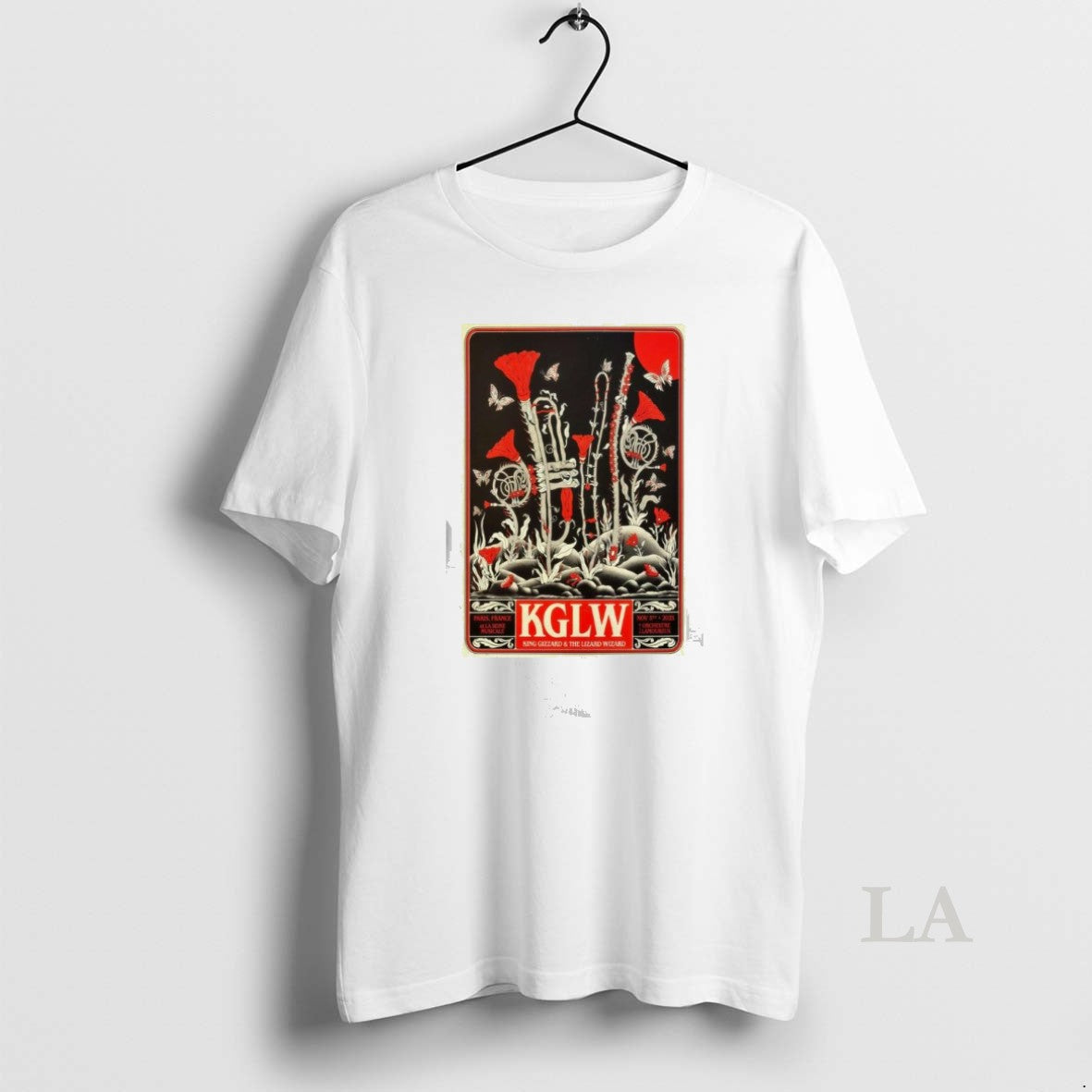 Original King Gizzard And The Lizard Wizard 11 5 2025 Paris France Shirt Hoodie Sweatshirt | PurePodTees.com