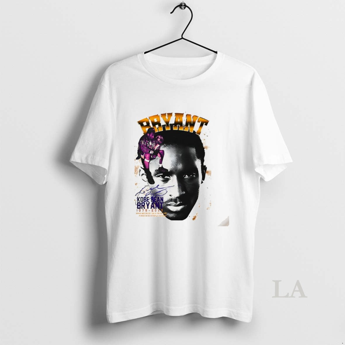Original Kobe Bryant Los Angeles Lakers Basketball Tribute Signature Vintage Shirt Hoodie Sweatshirt | PurePodTees.com