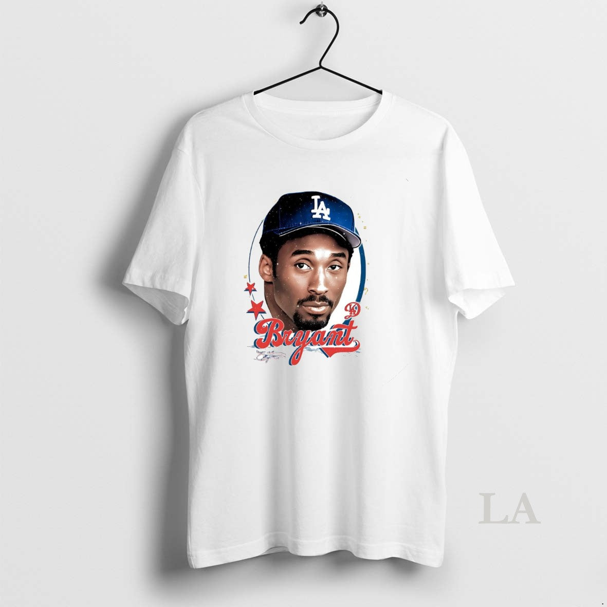 Original Kobe Bryant Portrait Los Angeles Dodgers Shirt Hoodie Sweatshirt | PurePodTees.com