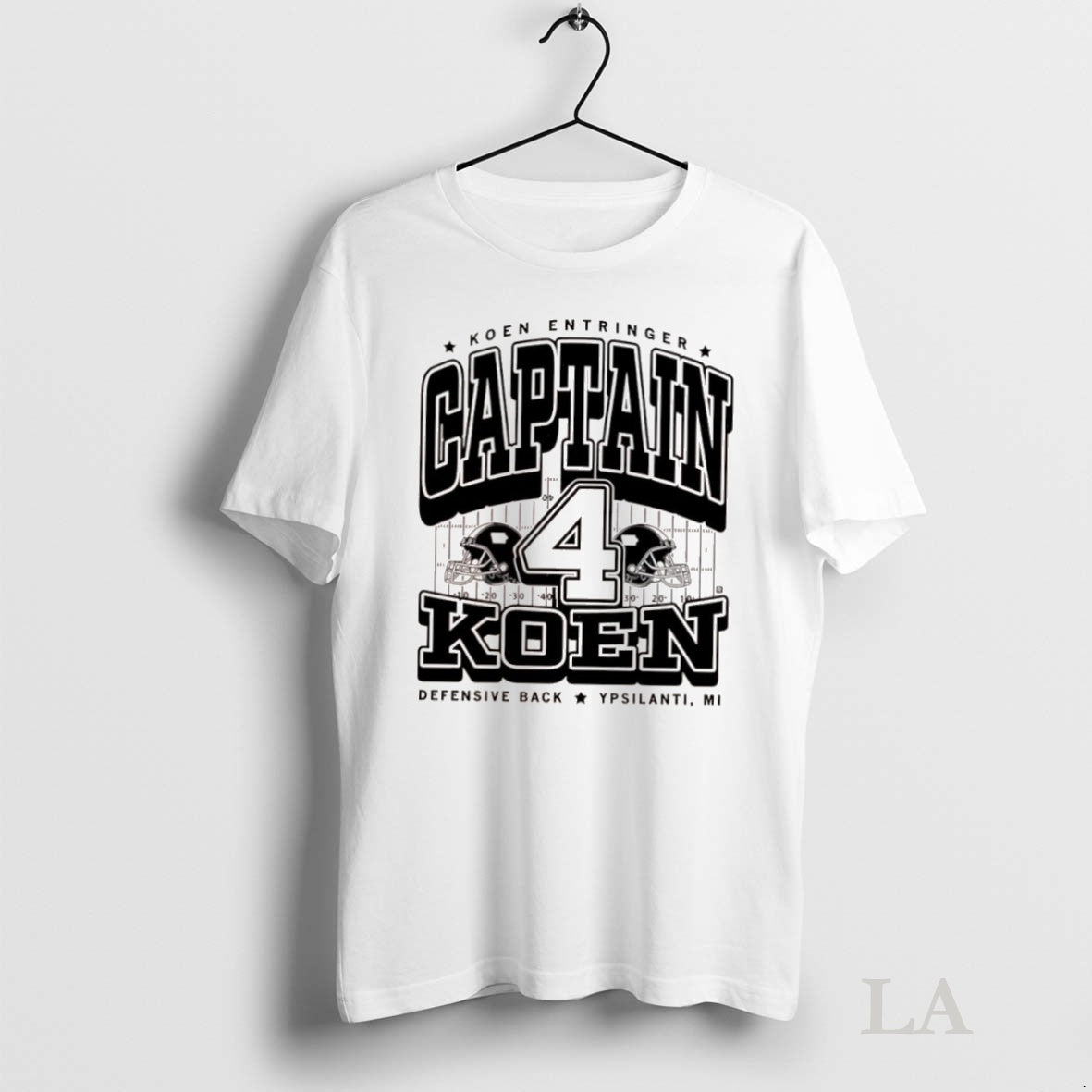 Original Koen Entringer Captain Koen Defensive Back Ypsilanti Mi 4 Baseball Shirt Hoodie Sweatshirt | PurePodTees.com