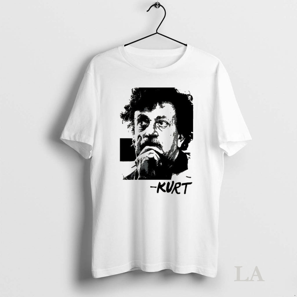 Original Kurt Vonnegut Portrait Tribute Retro Shirt Hoodie Sweatshirt | PurePodTees.com