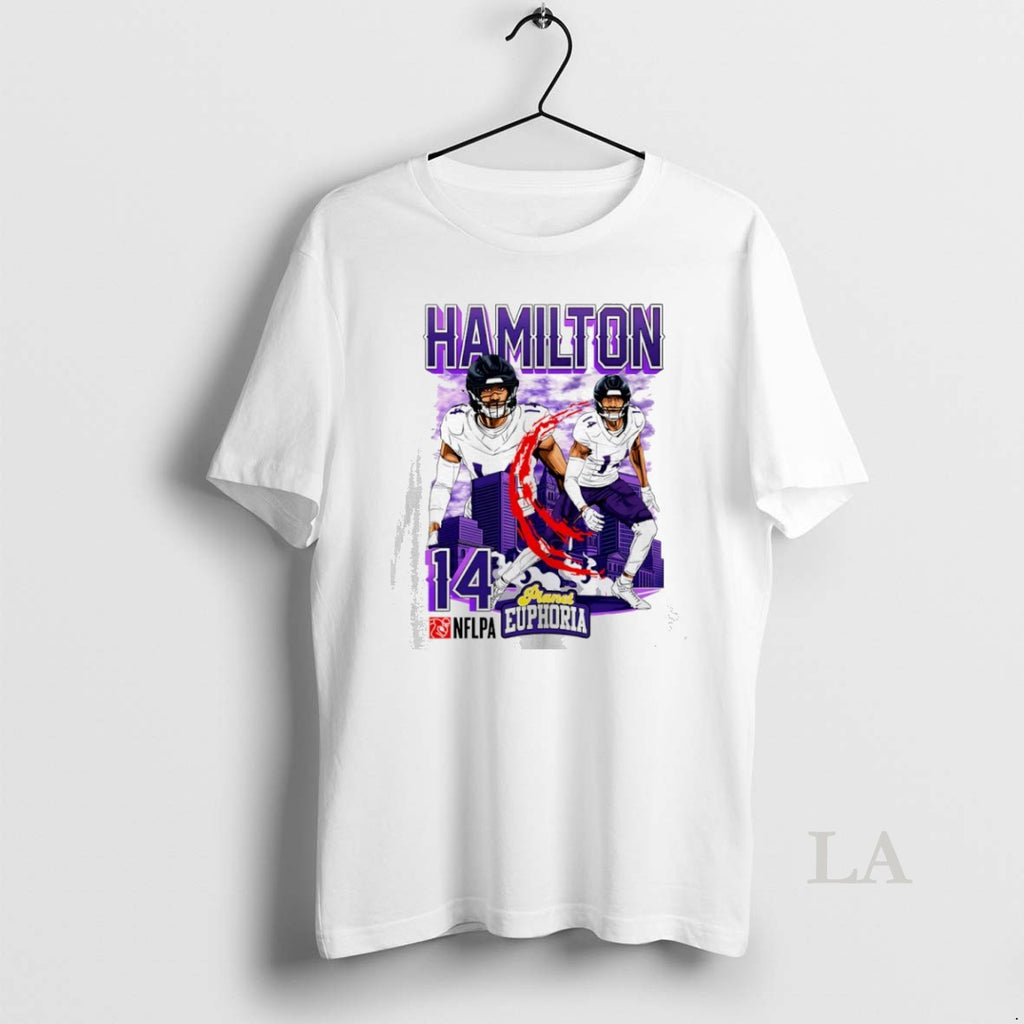 Original Kyle Hamilton 14 Baltimore Ravens Football Comic